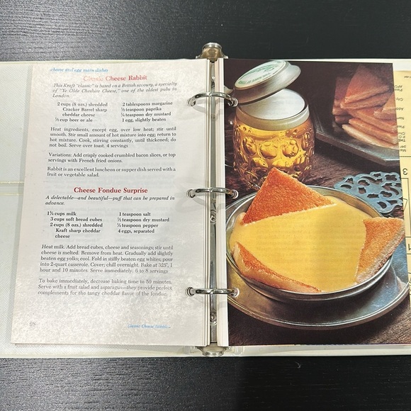 Vintage Kraft 75th Anniversary Hardcover Cookbook Binder - Picture 6 of 10